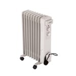 NEW! 2000W 9 Fin Portable Oil Filled Radiator Electric Heater