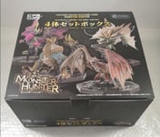 CAPCOM FIGURE BUILDER CUBE MONSTER HUNTER 4 SET BOX: (RATHALOS / ZINOGRE / MALZE