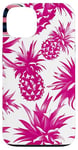 Coque pour iPhone 13 Festive Tropical Ananas Coque de téléphone Motif Noël