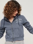 Superdry Athletic Essential Crop Zip Hoodie