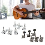 Small Square Fully Enclosed Locking Tuners 3L 3R Metal String Tuning Pegs Gu FST