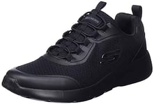 Skechers Homme 894133 BBK Basket, Black Mesh/Synthetic/Black Trim, 39 EU