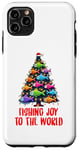 iPhone 11 Pro Max Fishing Joy To The World Fish Christmas Tree Case