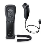 Manette Wiimote et Nunchuk avec étui de protection pour Wii U et Wii