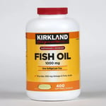 Kirkland Signature Vitamin Oil Fish 300mg 1000mg Food Supplements 400 Tablets