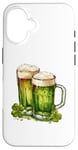 iPhone 16 St. Patricks Day Paddys Design Fun to Beers Whiskey Party Case