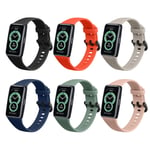 6x Straps Set compatible with Huawei Band 6 & 6 Pro Honor Band 7 & 6 