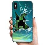 Apple iPhone X TPU Mobilskal MineCraft