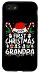 iPhone SE (2020) / 7 / 8 First Christmas As Grandpa 2024 Family Matching New Grandpa Case