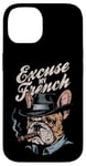 Coque pour iPhone 14 Bulldog français Excuse My Frenchie Vintage Bulldog Lover