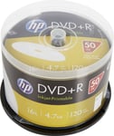 ORIGINAL HP Accessoires informatiques DRE00026WIP DVD+R 4.7GB/120Min/16x Cakebox (50 Disc)