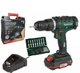 PARKSIDE Cordless Complete DRILL SET 20V BATTERY/CHARGER Included