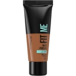 Maybelline New-York - Fond de Teint Fluide Fit Me! Matte & Poreless - Peaux normales à grasses - Teinte : 352 Cacao - 30 ml