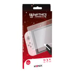 Konix Mythics Protection d'écran verre trempé pour console Nintendo Switch OLED - Indice de dureté jusqu'à 9 h - 100% transparent