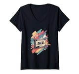 Rewind the 80's - Tape Player Memories V-Neck T-Shirt