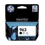 HP 963 - 24.09 ml - noir - original - Officejet - cartouche d'encre - pour Officejet Pro 9010, 9012, 9014, 9015, 9016, 9019, 9020, 9022, 9025