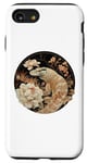 Coque pour iPhone SE (2020) / 7 / 8 Vintage Lézard Floral Art Japonais Komodo Dragon