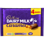 Cadbury Dairy Milk Caramel Chocolate Bar, 37 g (Pack of 4)