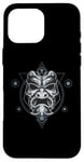 iPhone 16 Pro Max Oni Mask Japanese Devil Yokai Demon Sacred Geometry Graphic Case