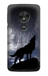 Innovedesire Dream Catcher Wolf Howling Case Cover For Motorola Moto G7 Power