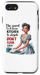 Coque pour iPhone SE (2020) / 7 / 8 Cooking Chef Kitchen Design Funny Don't Cook Ever Design