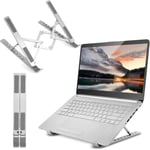 Store Support Ordinateur Portable 10-17"", Support Pc Portable À 8 Niveaux Réglables, Support Ordinateur En Alliage D'Aluminium & Silicone Antidérapant, Compatible Avec Macbook, De[ADP2206952]