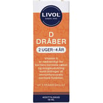 Livol D Vitamin Droppar för barn - 10 ml