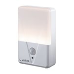 VARTA Lampe de Nuit avec détecteur de mouvement LED incl. 3 piles AAA, Motion Sensor Night Light, lumière, installation facile: vis, aimant ou ruban adhésif 3M, mise hors tension automatique