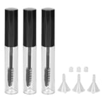 3pcs Empty Mascara Tube Eyelash Wand Home Makeup DIY Eyelash Growth Serum Co AUS