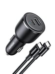 UGREEN 63W USB C Car Charger 45W Samsung Super Fast Charger 2.0 PPS 45W Compatib