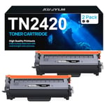 KUPYLM TN2420 Toner Cartouche de Toner Compatible pour Toner Brother TN2420 TN2410 pour DCP-L2530DW HL-L2350DW MFC-L2710DW MFC-L2730DW HL-L2310D MFC-L2710DN MFC-L2750DW DCP-L2550DW DCP-L2510D (2 Noir)