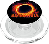 Costume de trou noir vibrant Flames pour homme et femme PopSockets PopGrip pour MagSafe