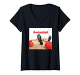 Womens Dodgeball A True Underdog Story Official 2004 Movie Poster V-Neck T-Shirt