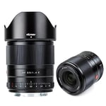 VILTROX 23mm F1.4 Auto Focus Prime Lens for Sony E mount Camera, APS-C equivalent to 35mm, f1.4-16, Black