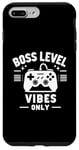 Coque pour iPhone 7 Plus/8 Plus Boss Level Vibes Only Gamer Fun