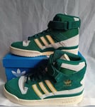 ADIDAS Trainers FORUM 84 HI FZ6301 Collegiate Green/Cream White/Bold Gold UK 8.5