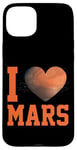 iPhone 15 Plus Planet Martian I Love Mars Heart Case