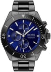 Hugo Boss HB1513743 Ocean Edition Blue Dial Men's Chrono Watch + Gift Bag