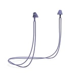 Flare Calmer Secure Mini – Small Ear Plugs Alternative – Reduce Annoying Noises Without Blocking Sound – Soft Reusable Flexible Silicone with Built-in Lanyard – Purple