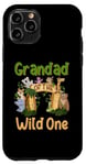 Coque pour iPhone 11 Pro Grandad Of The Wild One Zoo Famille Safari Jungle