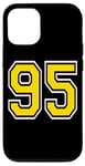 iPhone 12/12 Pro Number 95 in Yellow White Black Case