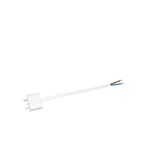 Airam Lampestopsel DCL hvit, med ledning 18 cm, ujordet