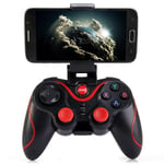 Manette De Jeux Sans Fil Bluetooth Android - Noir/Rouge - Hobby Tech