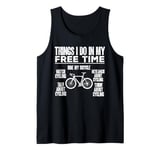 Watch Cycling Research About Cycling Funny Bicycle Tank Top