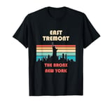 East Tremont The Bronx New York Retro Vintage T-Shirt