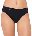 Sloggi Women's 24/7 Cotton Lace Tai C3P Briefs, BLACK, 22