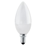 EGLO Ampoule LED E14, lampe forme bougie, 5 watts (équivalent ampoule à incandescence 40 watts), 470 lumens, blanc chaud, 3000 Kelvin, C37, Ø 3,7 cm