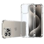 FANNTAKO iPhone 14 PRO Case,Clear Phone Case for iPhone 14 PRO,Shockproof Protective Bumper iPhone Cases,Thin Slim Fit Cover 6.1 Inch