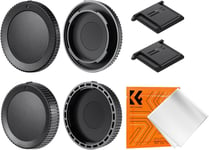 Z-Mount 2 x Cache Boitier+2 x Bouchon Arrière+2 x Protection Griffe+1 x Chiffon Compatible avec Nikon Z6/Z7/Z8/Z9/Z30/Z50/Z5/Z7 II/Z6 II/ZF C/Z6 III