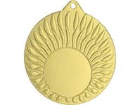 Victoria Sport Medal Gold Overall With A Space For The Emblem 25 Mm - Steel